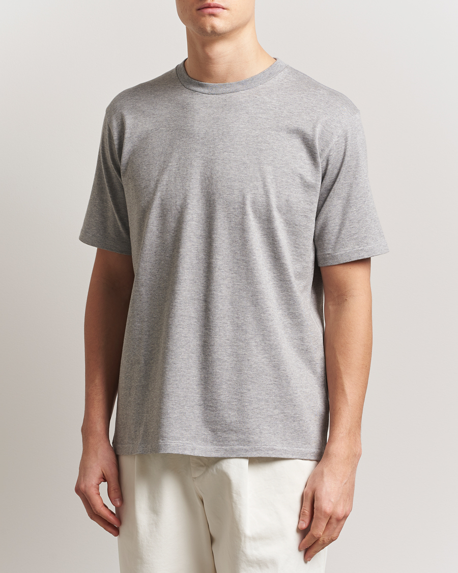 Heren | T-shirts | Auralee | Luster Plating T-Shirt Top Gray