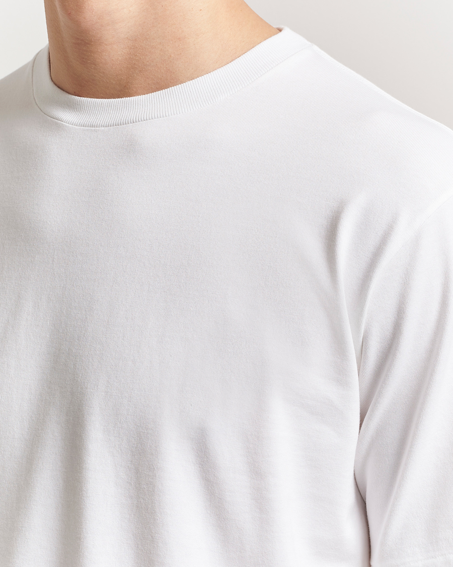Heren | T-shirts | Auralee | Luster Plating T-Shirt White
