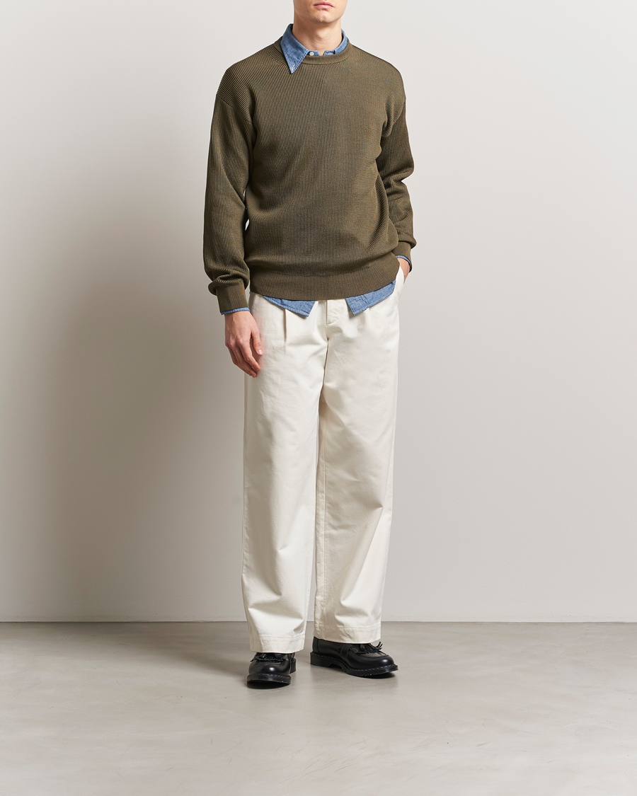 Homme | Pantalons | Auralee | Washed Finx Chinos Ivory