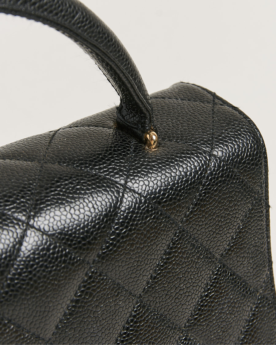 Homme | Gifts for Her | Chanel Pre-Owned | Kelly Top Handle Bag Black Caviar