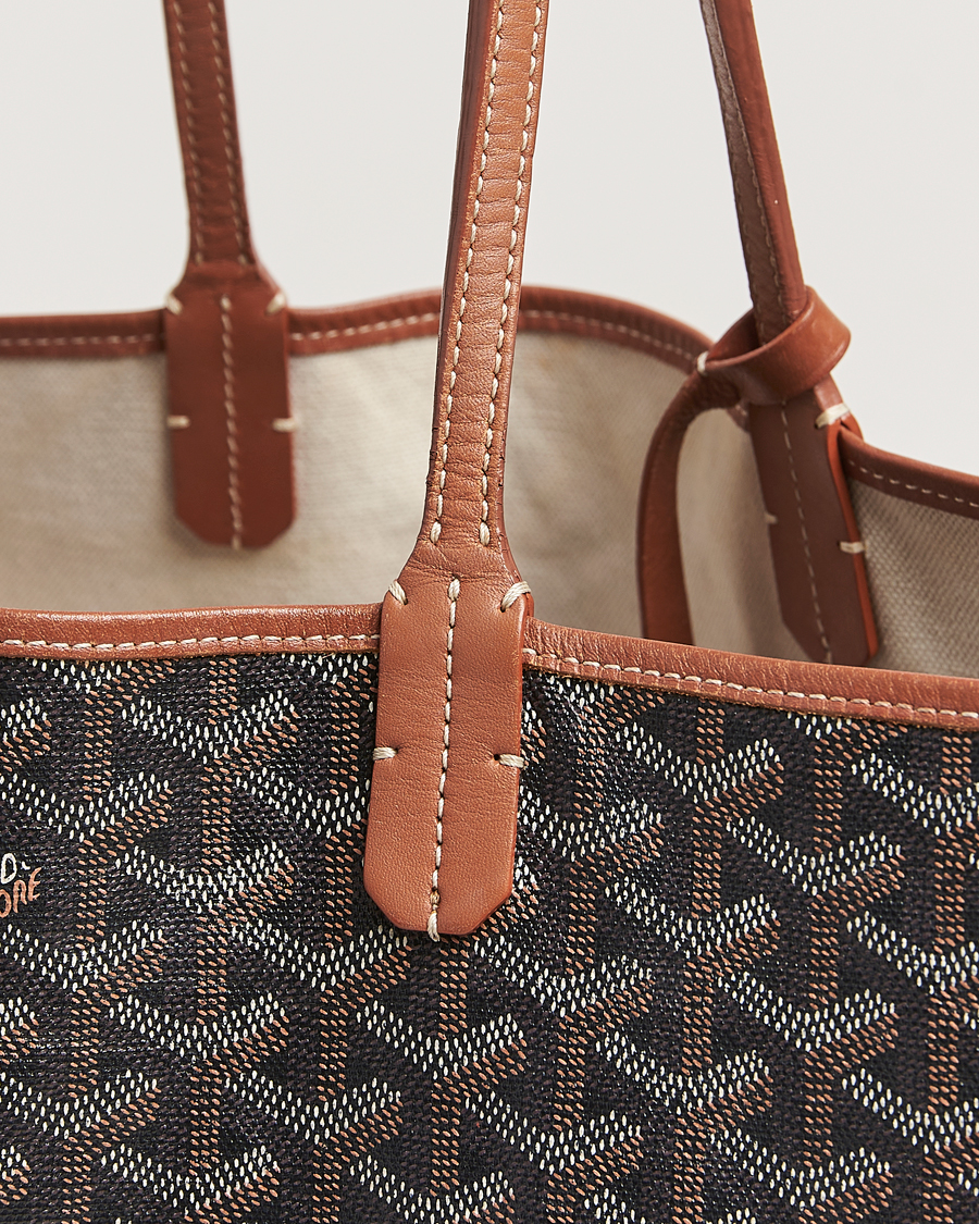 Homme | Gifts for Her | Goyard Pre-Owned | Saint Louis PM Coated Canvas Tote Bag Brown