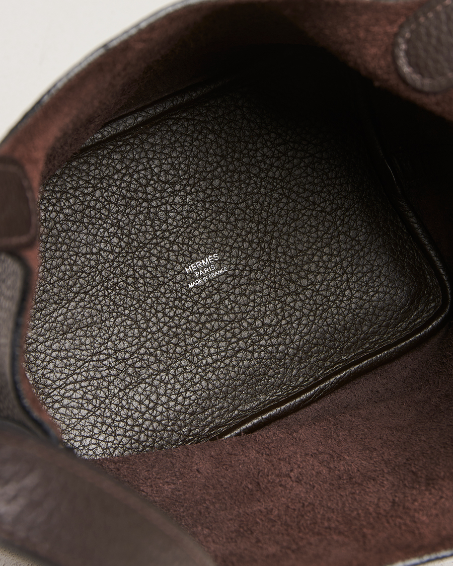 Heren | Hermès Pre-Owned Picotin Lock 18 Taurillon Chocolate | Hermès Pre-Owned | Picotin Lock 18 Taurillon Chocolate