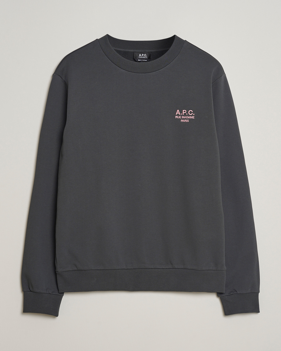Heren | Truien | A.P.C. | Rue Madame Sweatshirt Anthracite