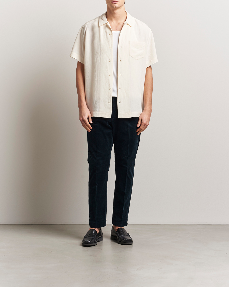 Homme | Chemises | A.P.C. | Roy Woven Short Sleeve Shirt Ecru