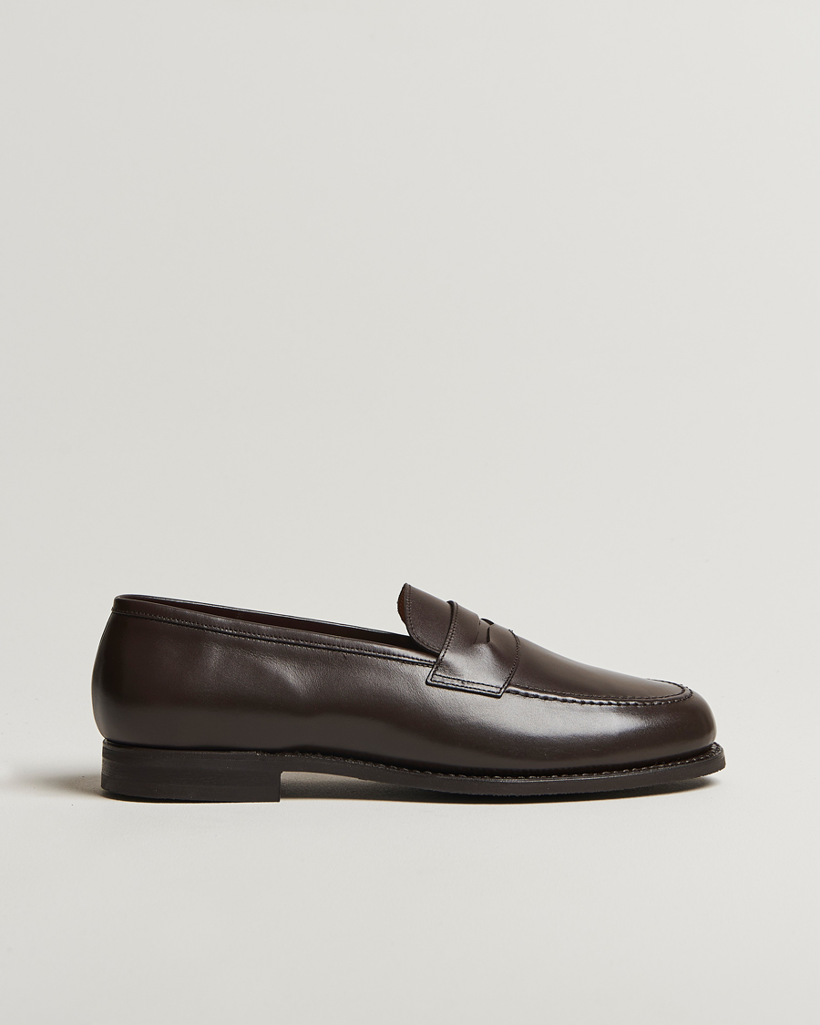 Heren | Instappers | Myrqvist | Stenhammar II Loafer Dark Brown Calf