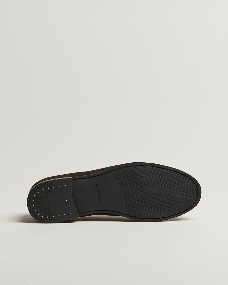 Homme | Loafers | Myrqvist | Stenhammar II Loafer Dark Brown Suede