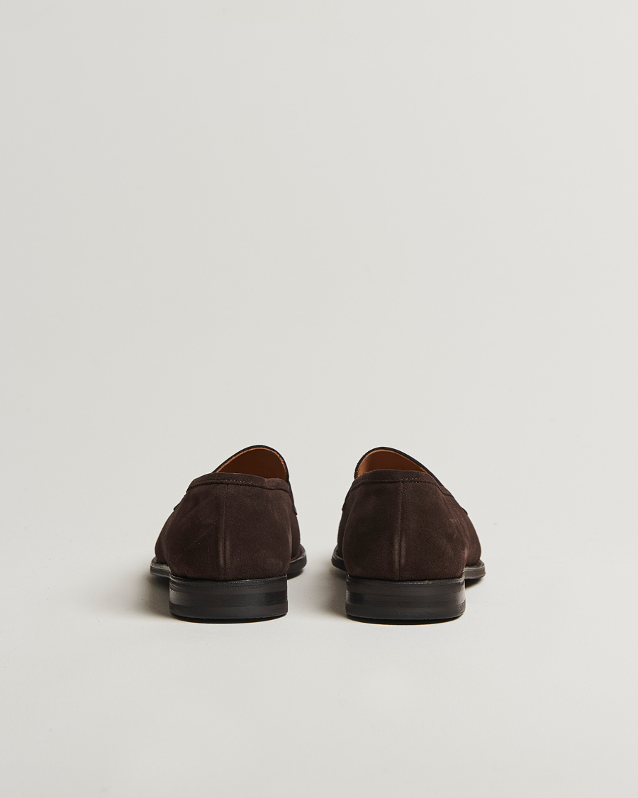 Heren | Instappers | Myrqvist | Stenhammar II Loafer Dark Brown Suede