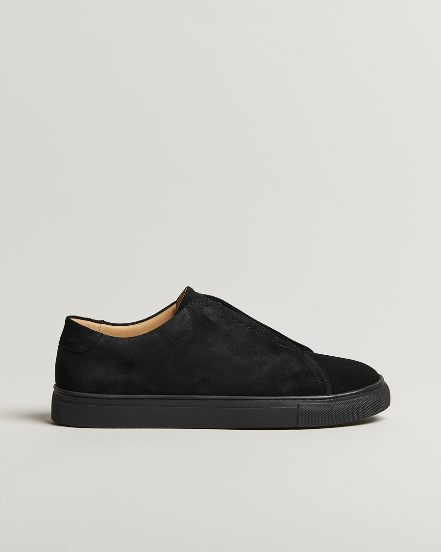 Heren | Sneakers | Myrqvist | Alnö Sneakers Black Suede