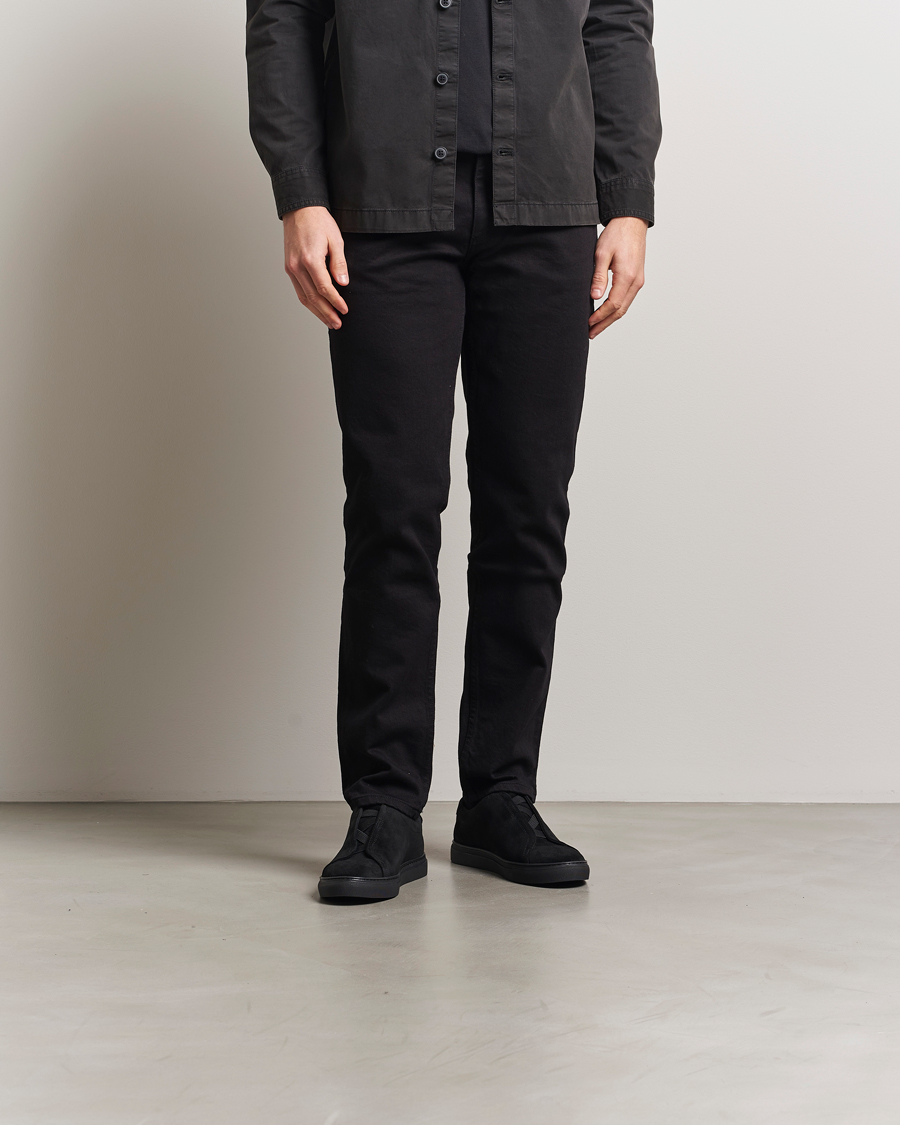 Heren | Sneakers | Myrqvist | Alnö Sneakers Black Suede