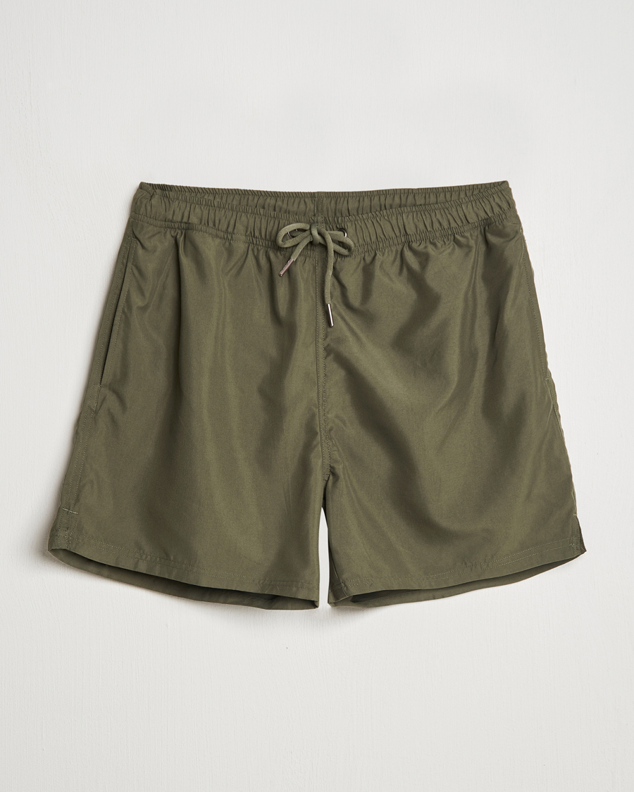 Homme | Maillots De Bain | Bread & Boxers | Swimshorts Dark Army Green