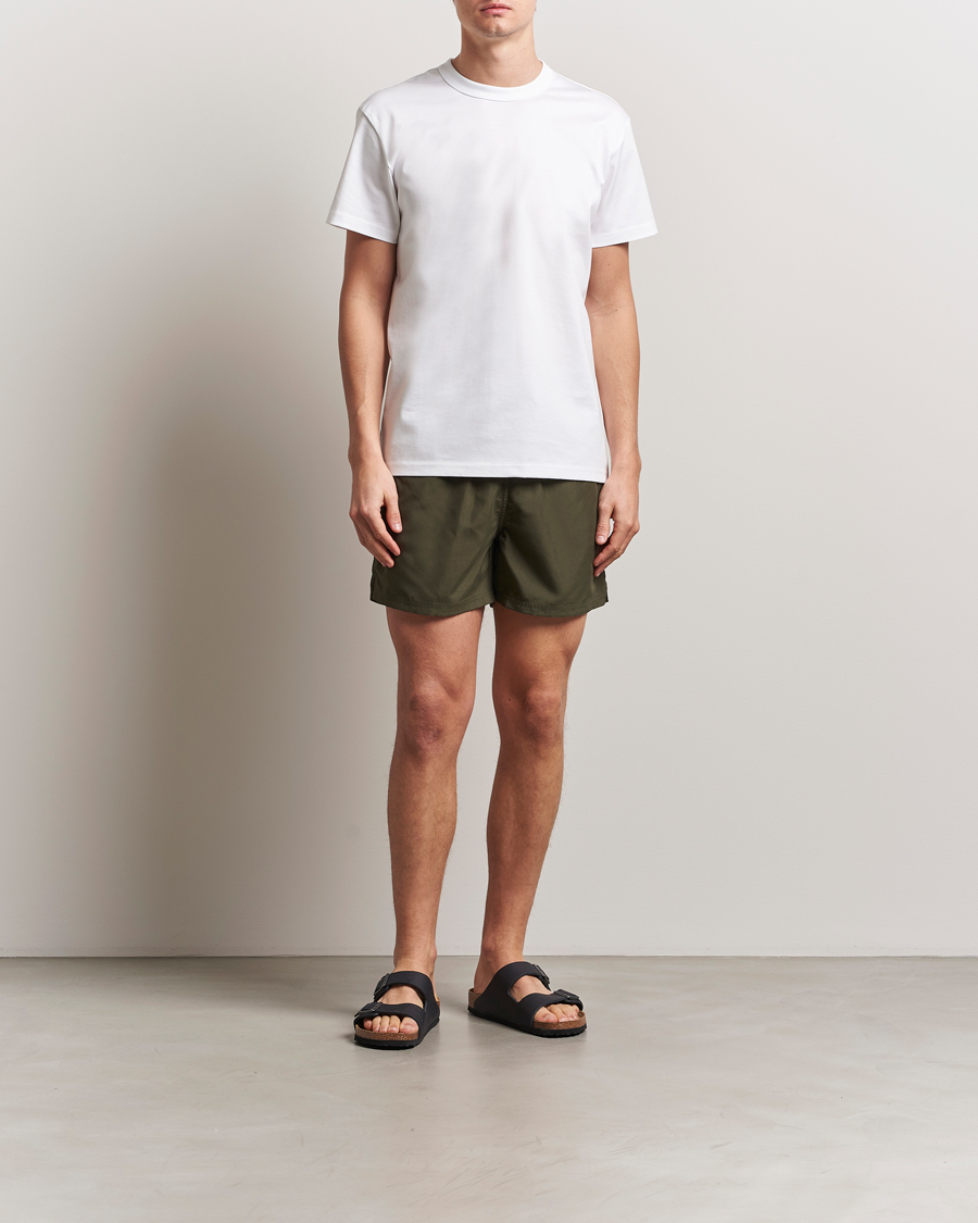 Homme | Maillots De Bain | Bread & Boxers | Swimshorts Dark Army Green