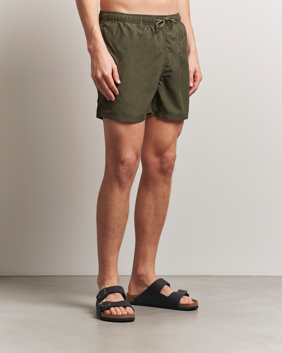 Homme | Maillots De Bain | Bread & Boxers | Swimshorts Dark Army Green
