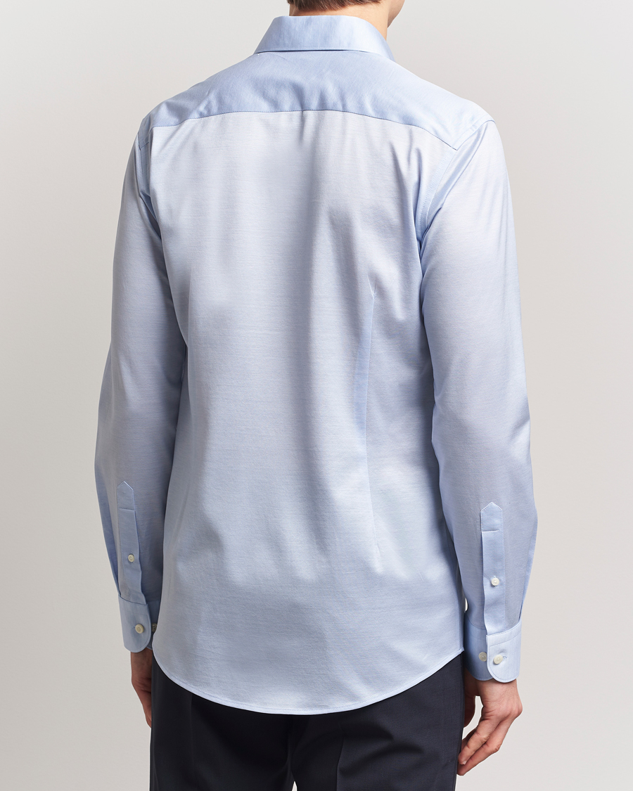 Heren | Overhemden | Eton | Filo Di Scozia Oxford Shirt Light Blue