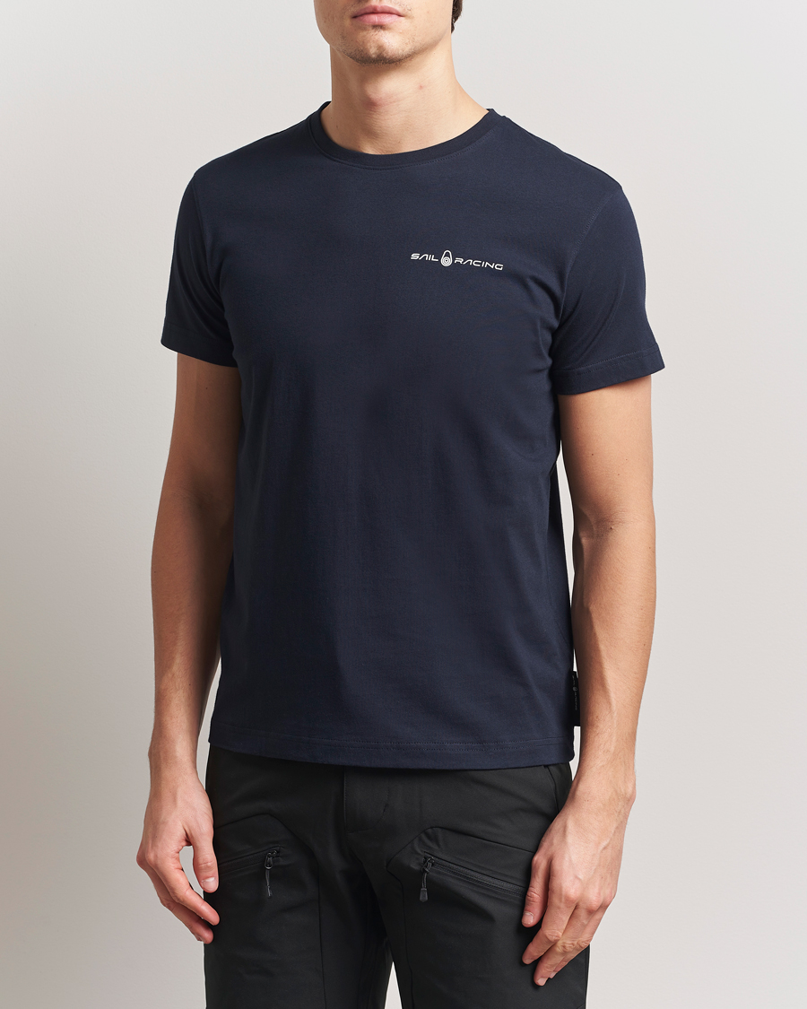 Heren | T-shirts | Sail Racing | Bowman Crew Neck T-Shirt Dark Navy