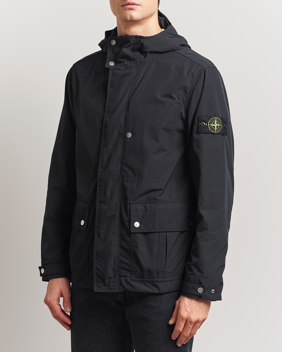 Homme | Manteaux Et Vestes | Stone Island | Micro Twill Short Parka Black
