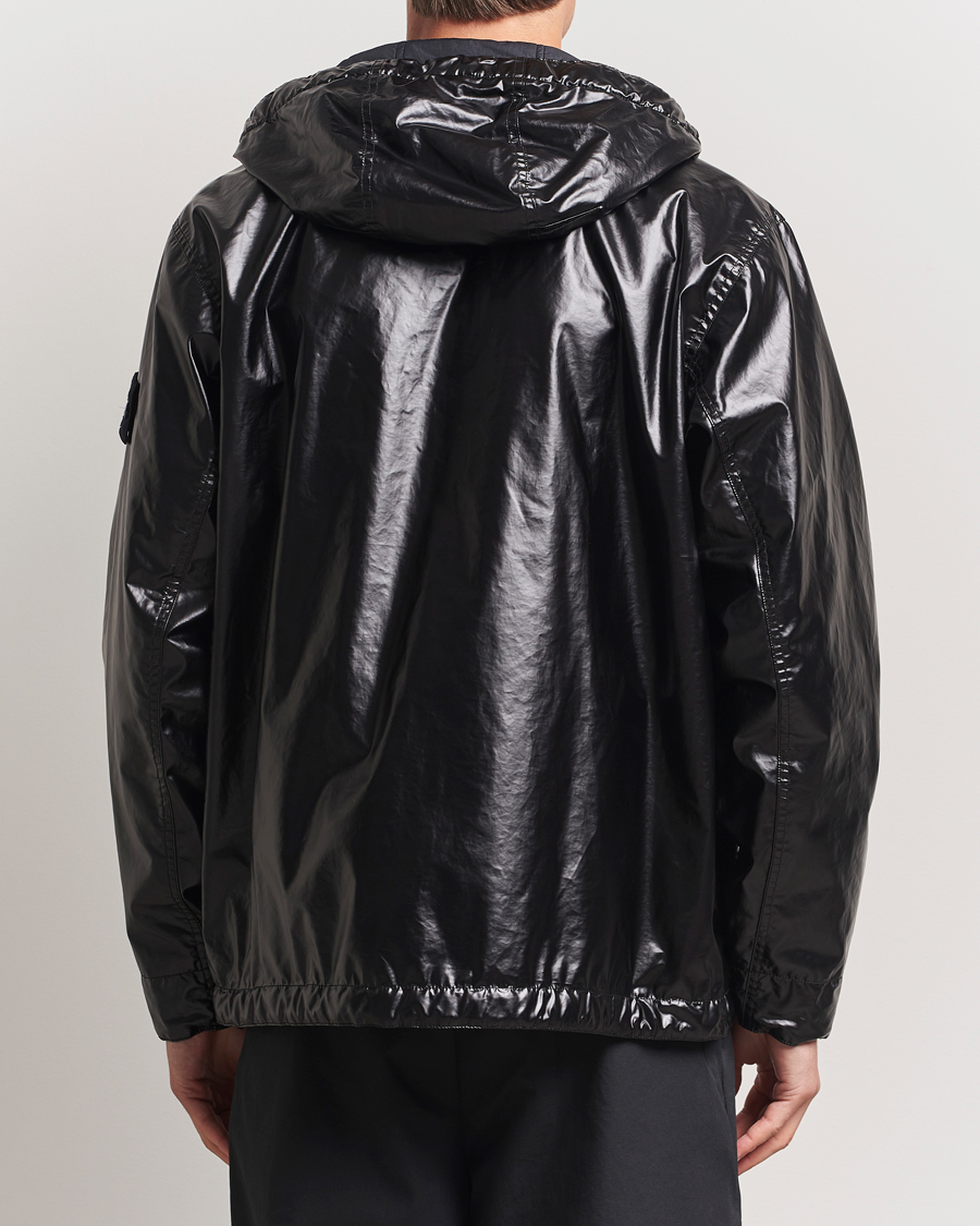 Heren | Jassen | Stone Island | Mussola Gommata Hooded Jacket Black
