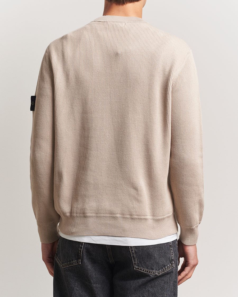 Heren | Truien | Stone Island | Ribbed Soft Organic Cotton Crewneck Desert