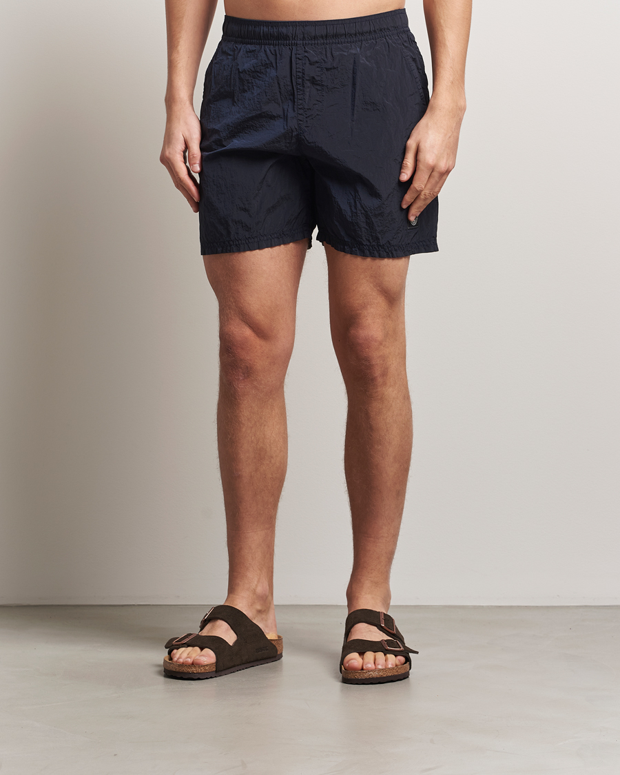 Homme | Maillots De Bain | Stone Island | Nylon Metal Econyl Swimshorts Navy Blue