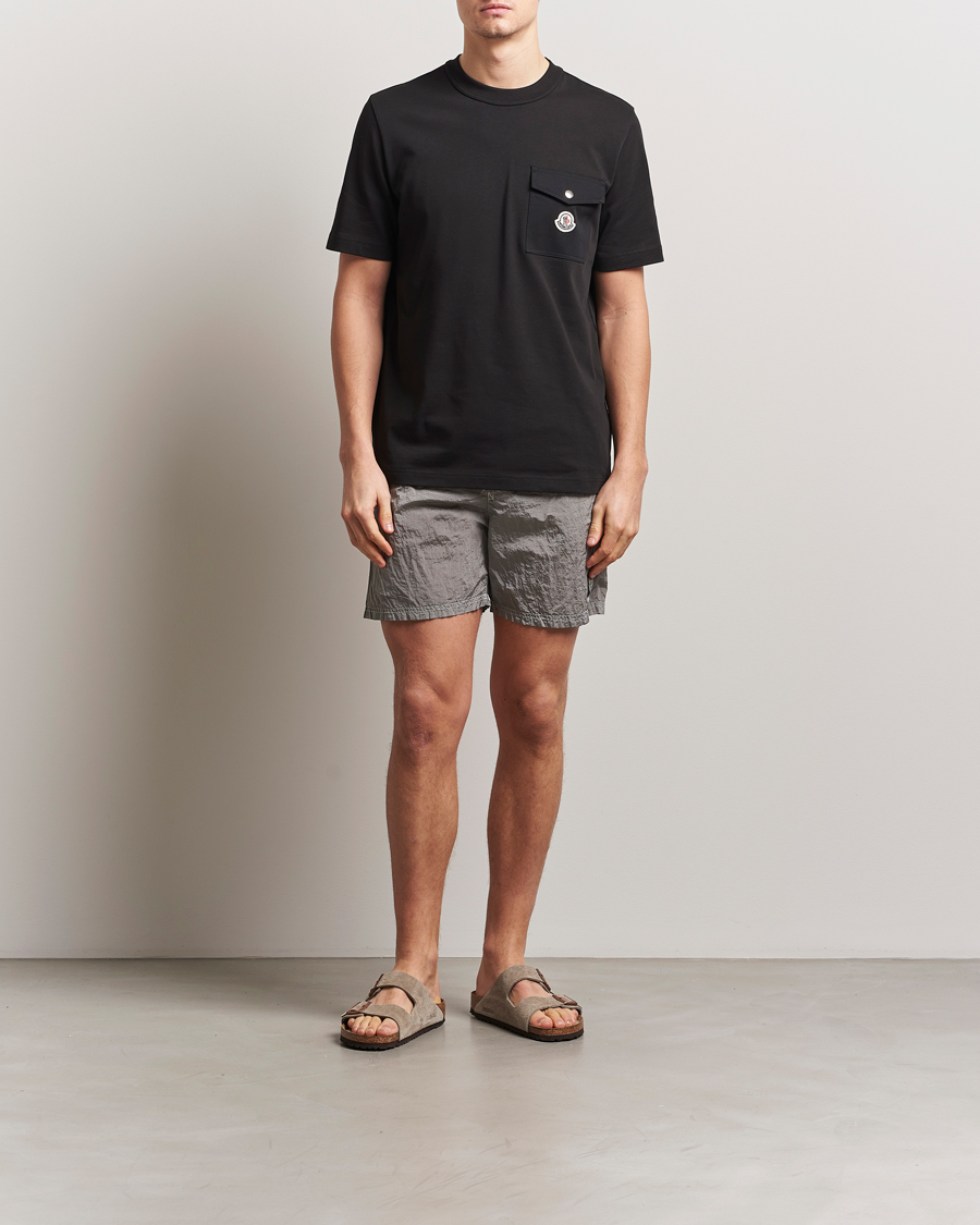 Homme | Maillots De Bain | Stone Island | Nylon Metal Econyl Swimshorts Pearl Grey