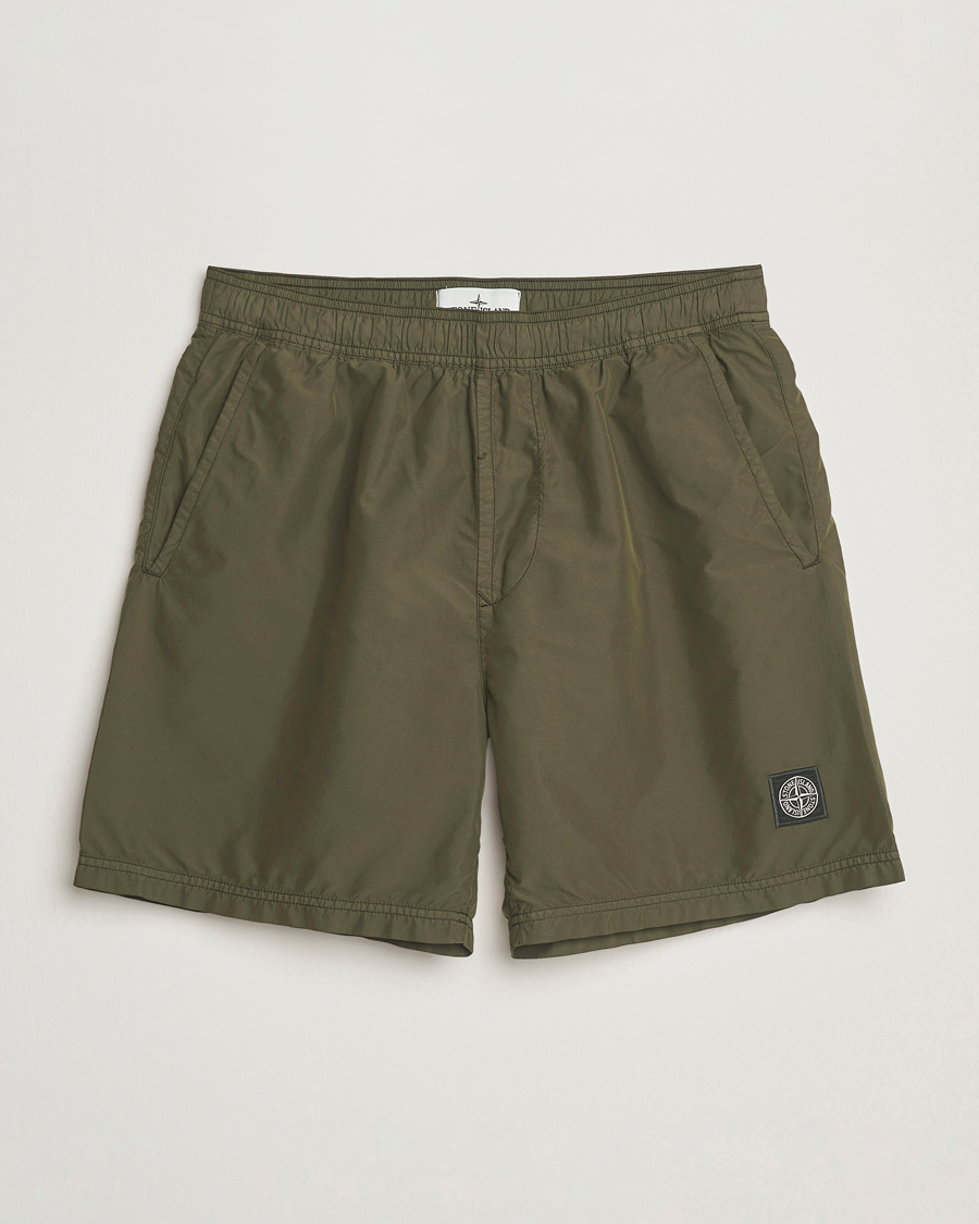 Heren | Zwembroek | Stone Island | Brushed Nylon Swimshorts Military Green