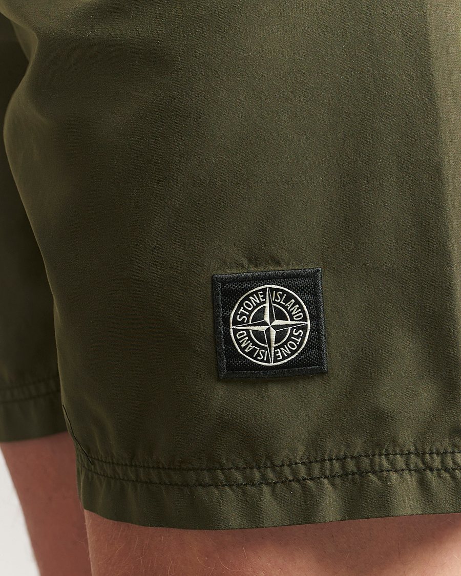 Heren | Zwembroek | Stone Island | Brushed Nylon Swimshorts Military Green