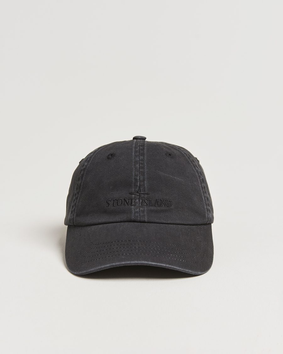 Heren | Hoeden en petten | Stone Island | Cotton Gabardine Cap Black