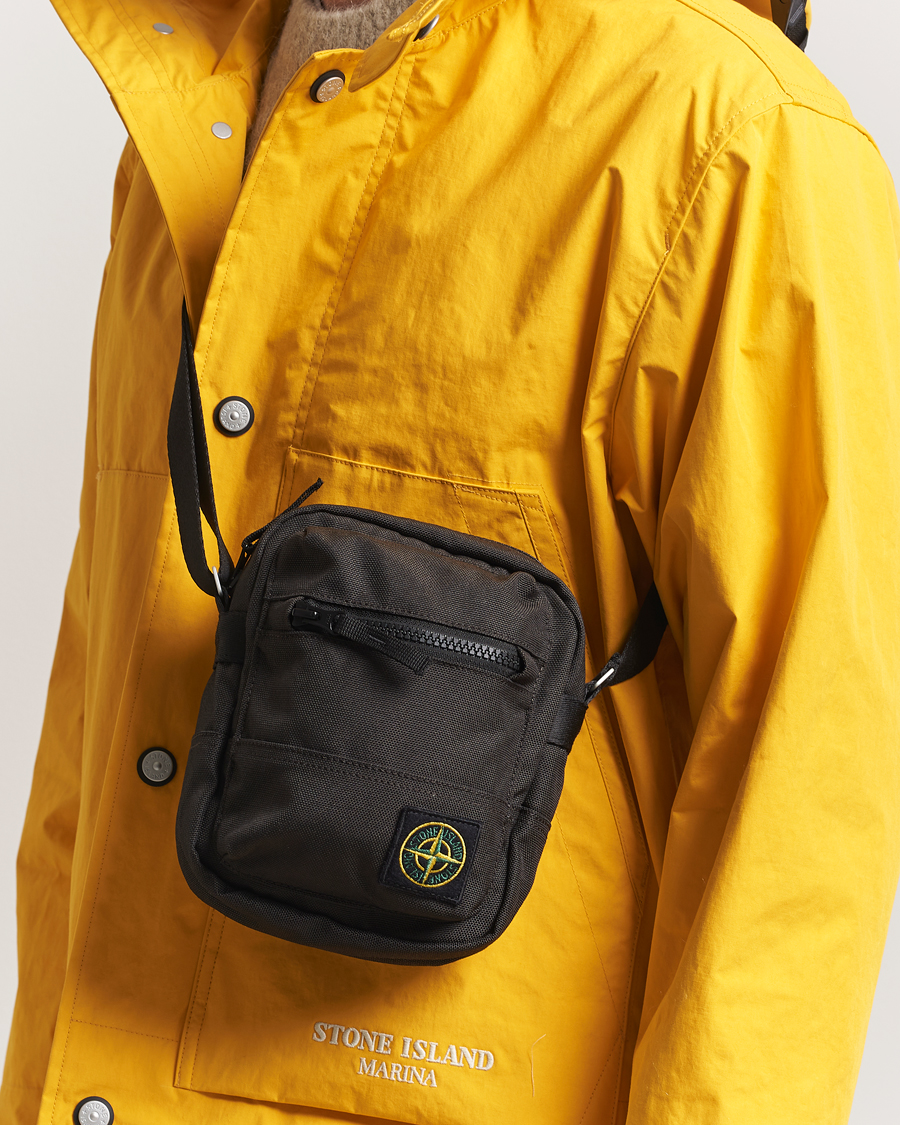 Homme | Sacs | Stone Island | Cordura Cross Body Bag Lead Grey