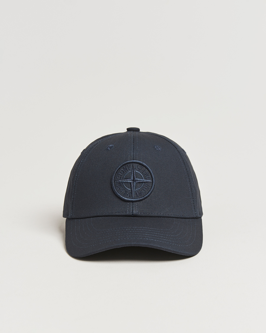 Homme | Bobs Et Casquettes | Stone Island | Classic Cotton Cap Navy Blue