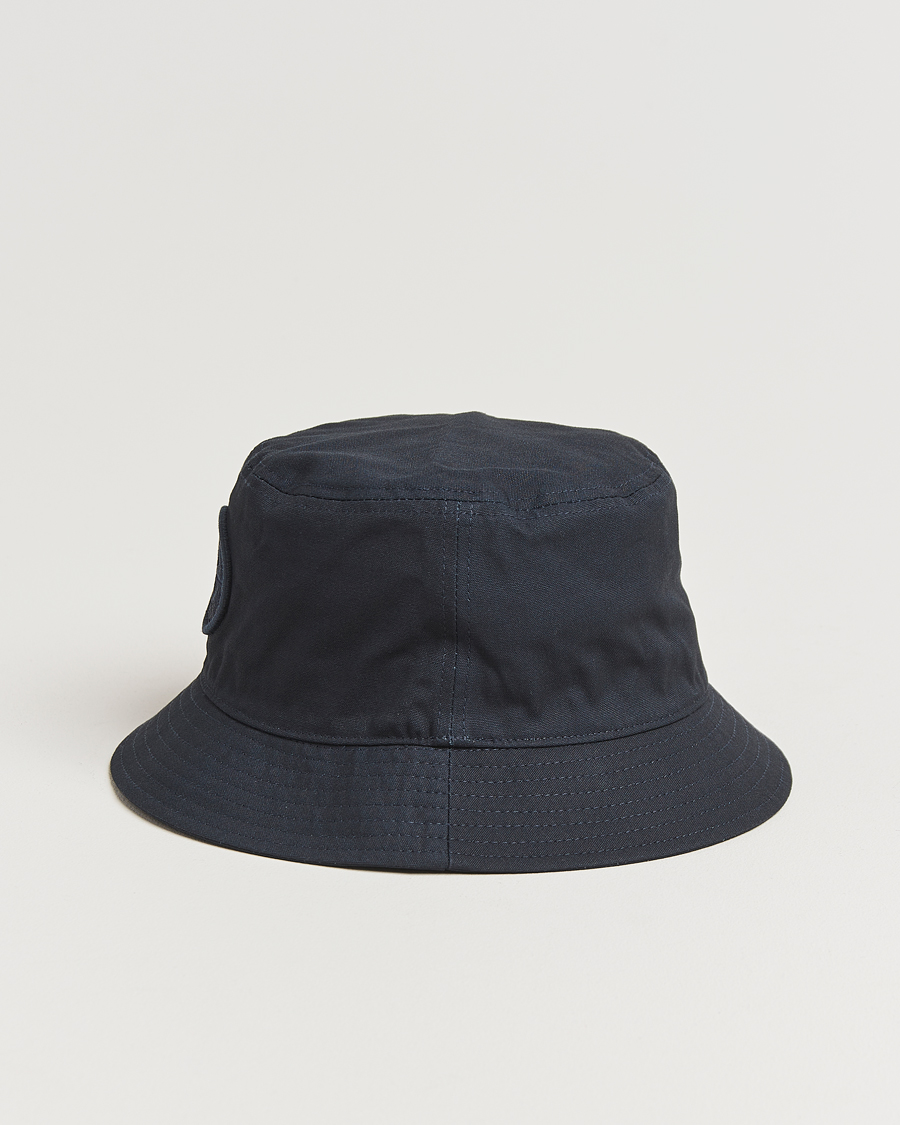 Homme | Stone Island Logo Bucket Hat Navy Blue | Stone Island | Logo Bucket Hat Navy Blue