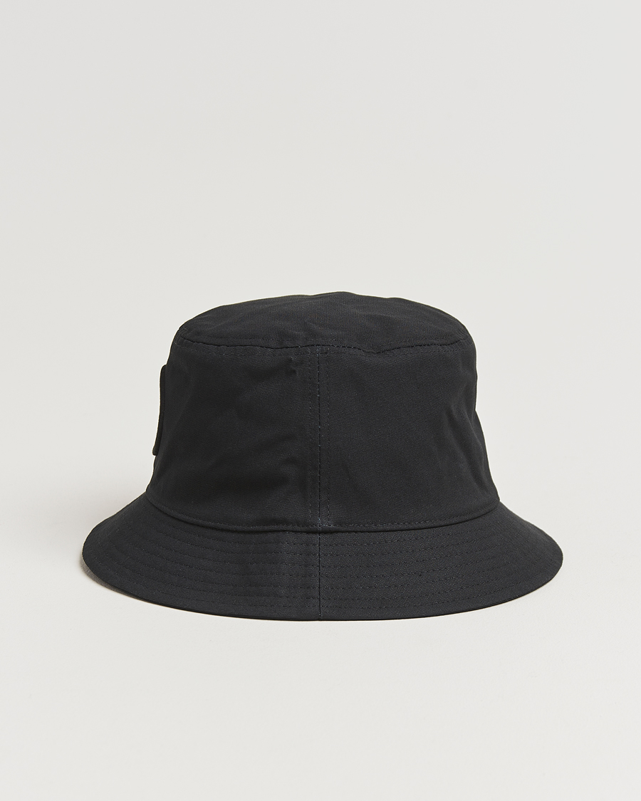 Homme | Stone Island Logo Bucket Hat Black | Stone Island | Logo Bucket Hat Black
