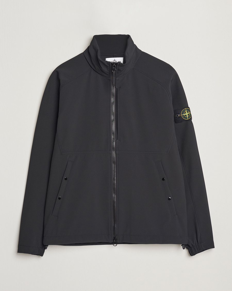 Heren | Jassen | Stone Island | Soft Shell Jacket Black