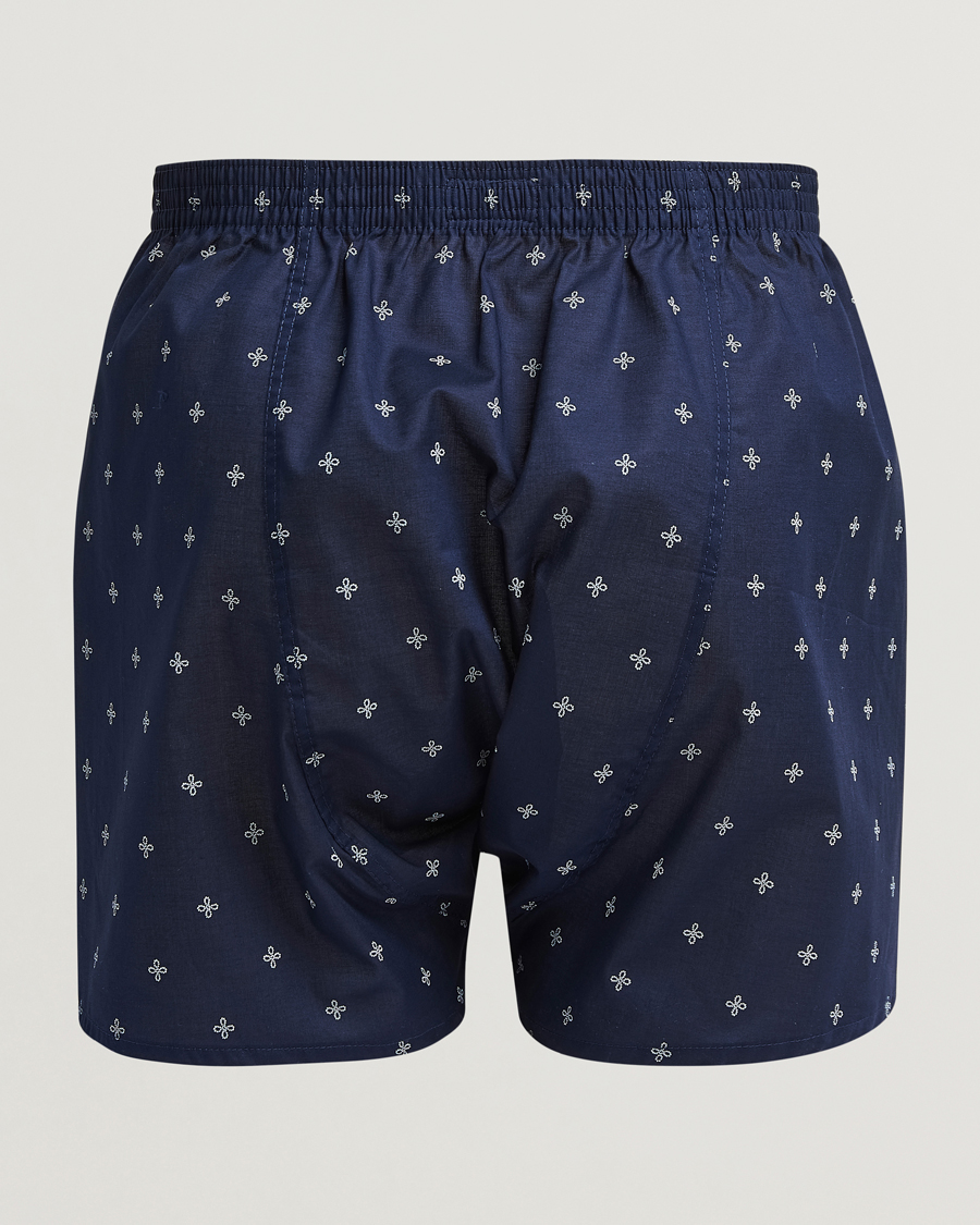 Heren | Ondergoed | Derek Rose | Classic Fit Woven Cotton Boxer Shorts Navy