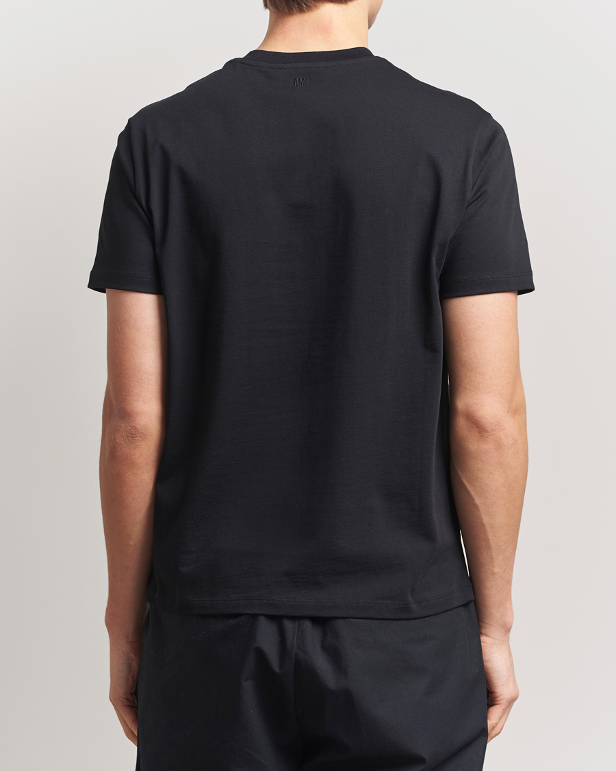 Heren | T-shirts | AMI | Heart Logo T-Shirt Black
