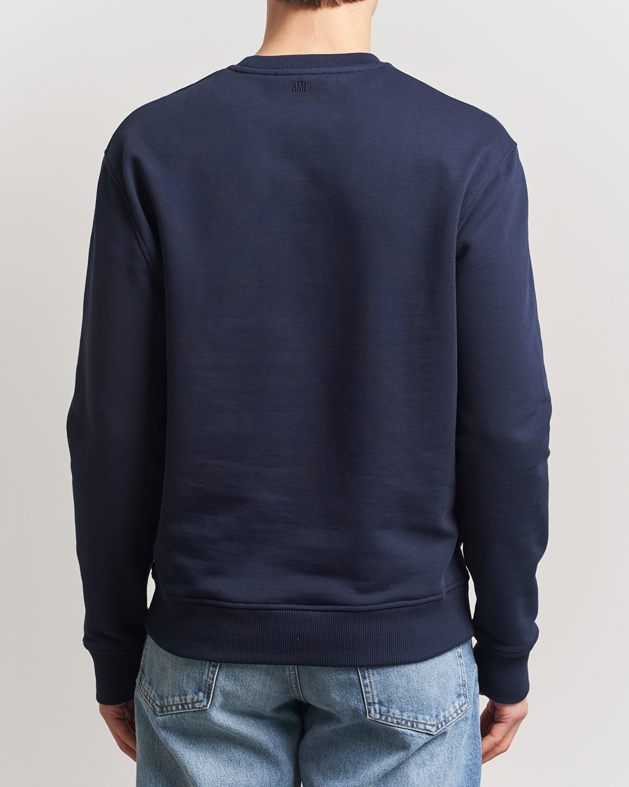 Heren | Truien | AMI | Heart Logo Sweatshirt Night Blue
