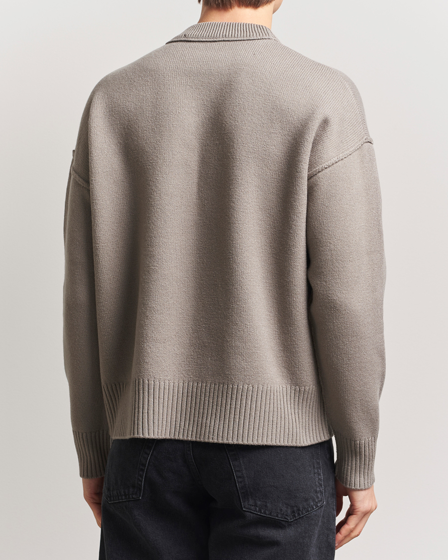 Homme | Pulls Et Tricots | AMI | Big Heart Wool Sweater Ash