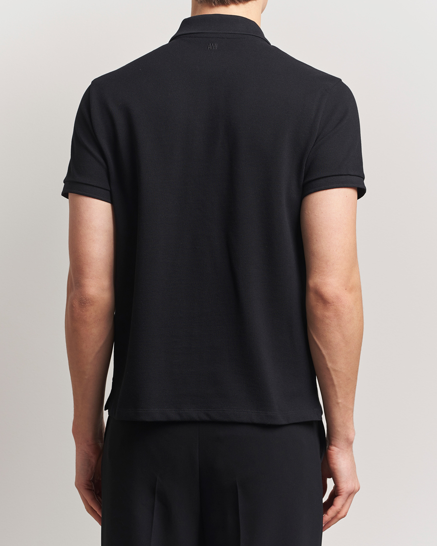 Homme | Polos | AMI | Heart Logo Polo Black