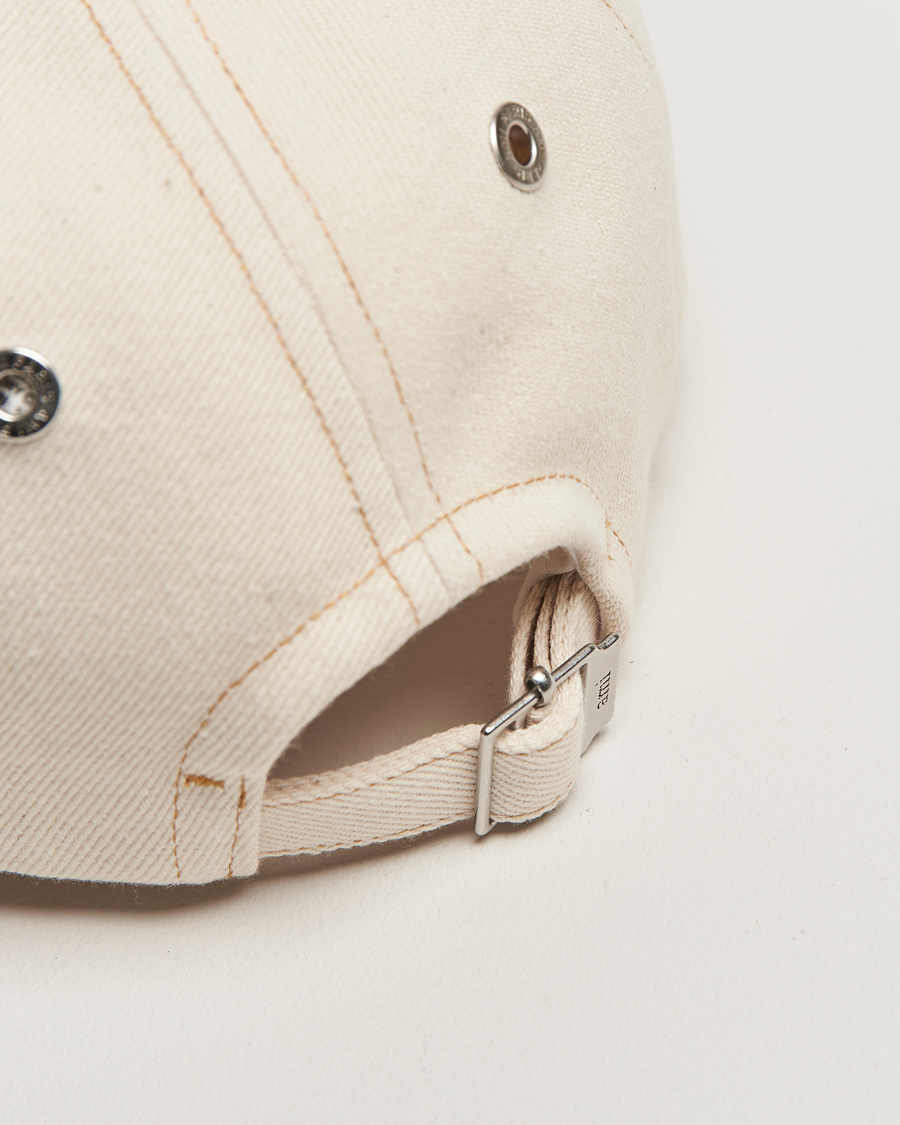 Homme | AMI Heart Logo Cap White Cream | AMI | Heart Logo Cap White Cream