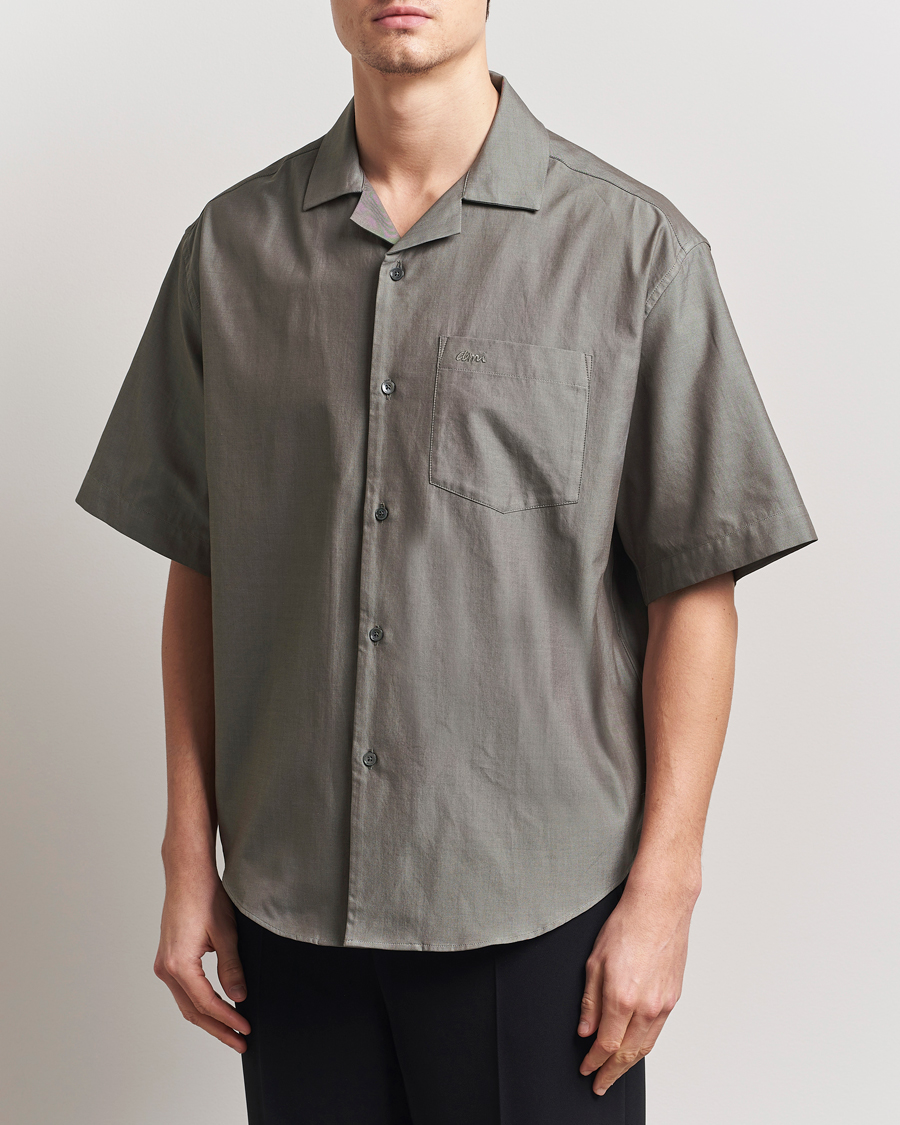 Homme | Chemises | AMI | Short Sleeve Boxy Shirt Smoke Grey