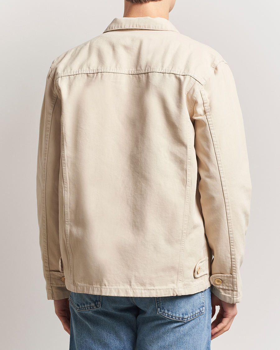 Homme | Chemises | Armor-lux | Veste Pecheur Heritage Overshirt Oyster Clair
