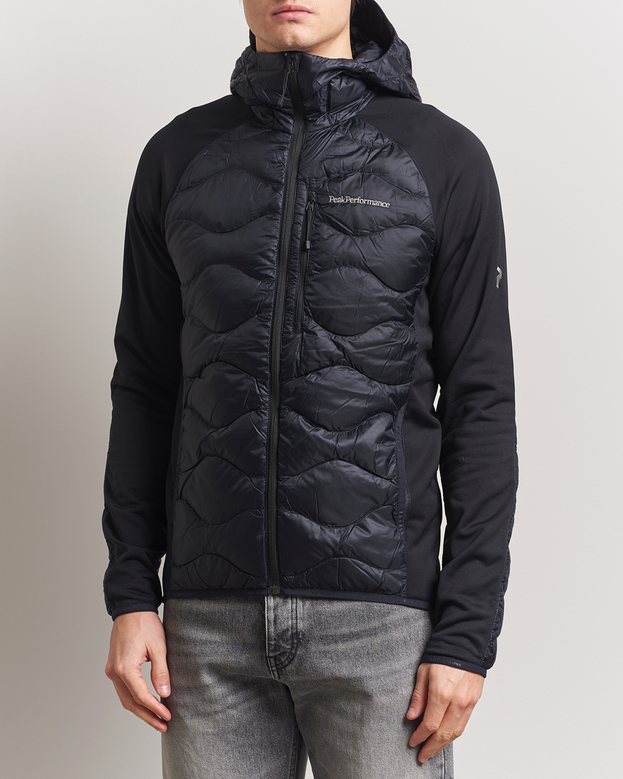 Homme | Manteaux Et Vestes | Peak Performance | Helium Down Hooded Hybrid Jacket Black