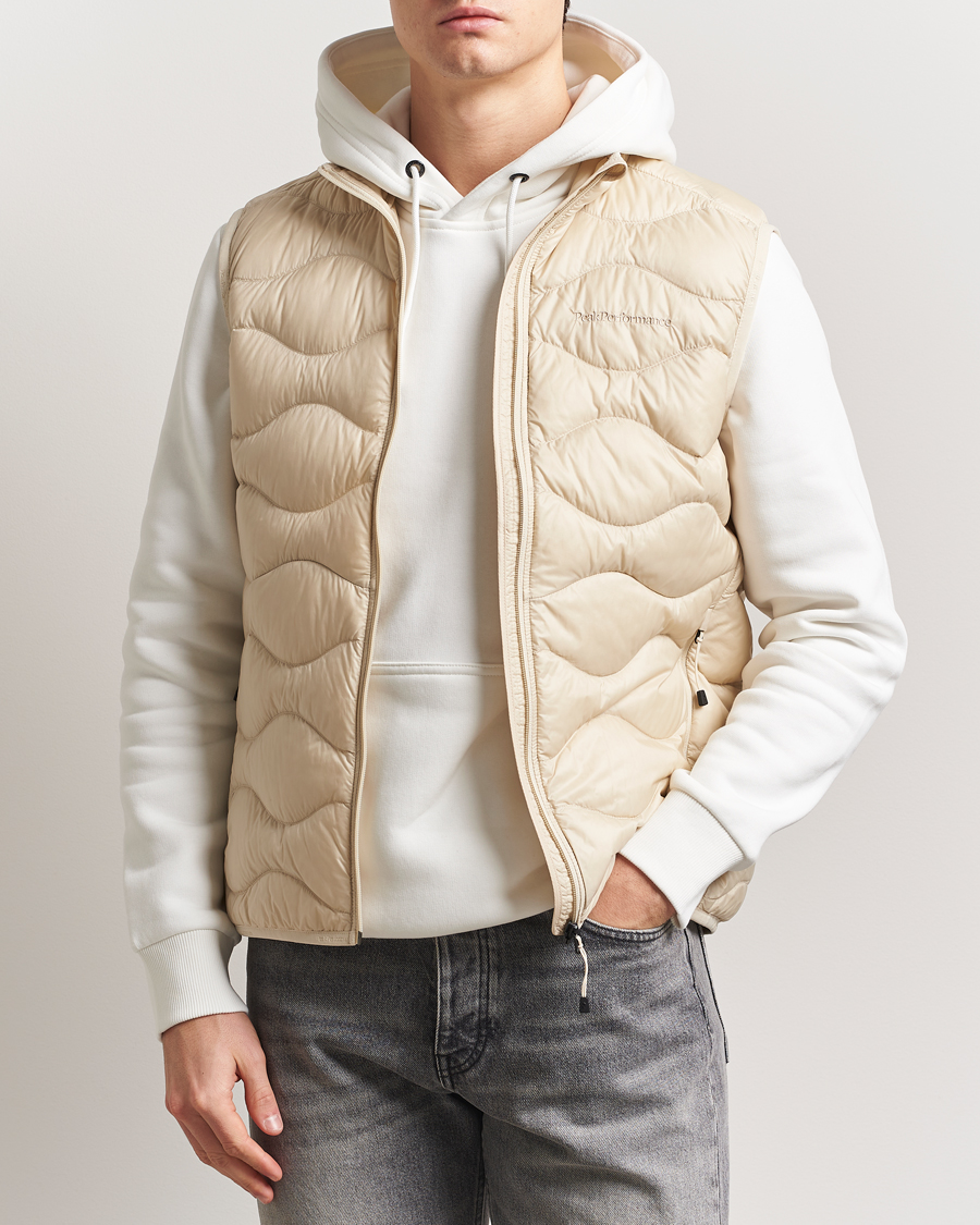 Homme | Manteaux Et Vestes | Peak Performance | Helium Down Vest Sand Fog