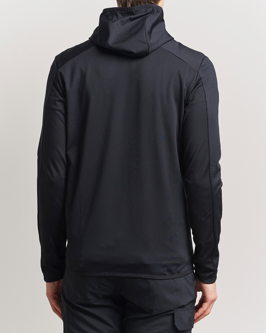 Heren | Truien | Peak Performance | Light Hooded Full Zip Black