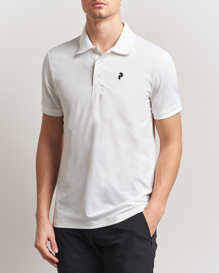 Heren | Polo's | Peak Performance | Vespar Performance Polo White