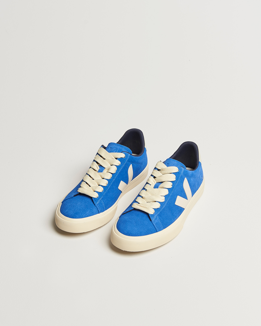 Homme | Baskets | Veja | Campo Bold Suede Sneaker Indigo Pierre