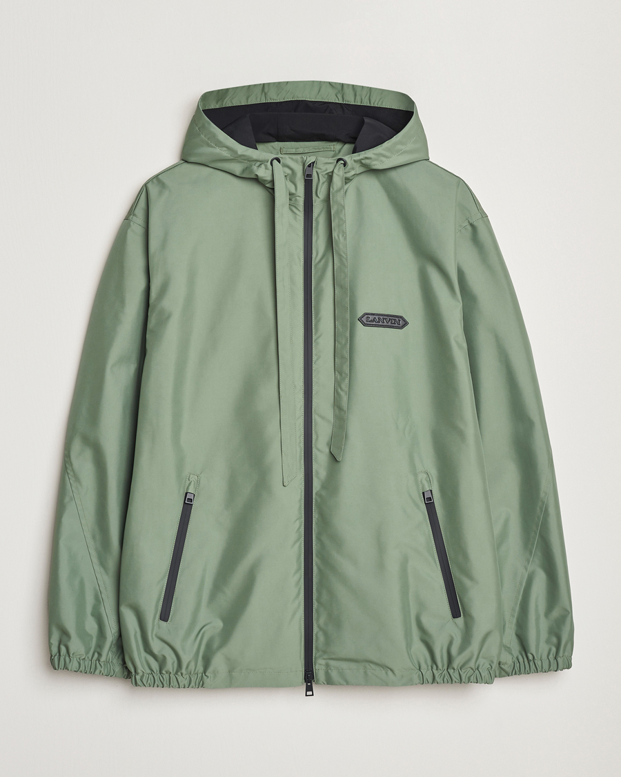 Heren | Jassen | Lanvin | Hooded Windbreaker Sage Green