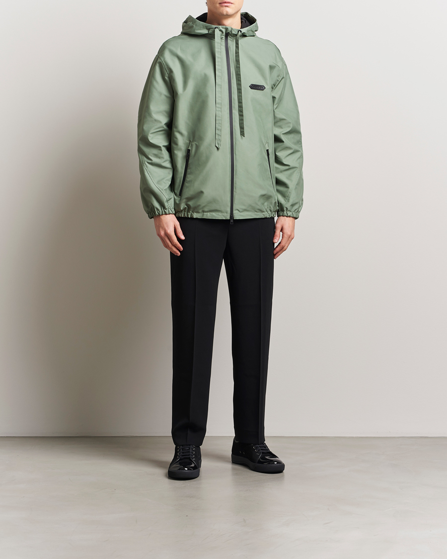 Heren | Jassen | Lanvin | Hooded Windbreaker Sage Green