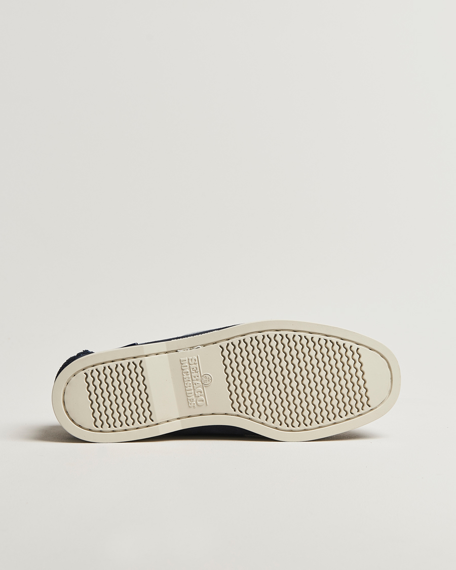 Homme | Chaussures Bateau | Sebago | Docksides Portland Jib Boat Shoe Navy/Grey