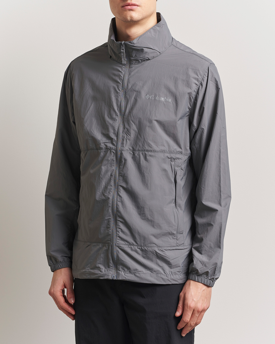 Homme | Manteaux Et Vestes | Columbia | Loop Basin Windbreaker City Grey