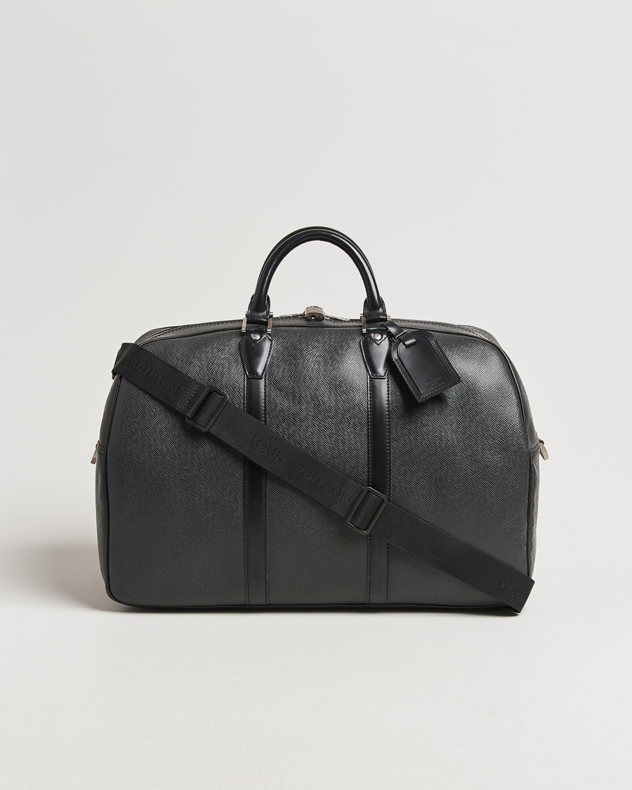 Homme | Louis Vuitton Pre-Owned Neo Kendall PM Bag Taiga Black | Louis Vuitton Pre-Owned | Neo Kendall PM Bag Taiga Black