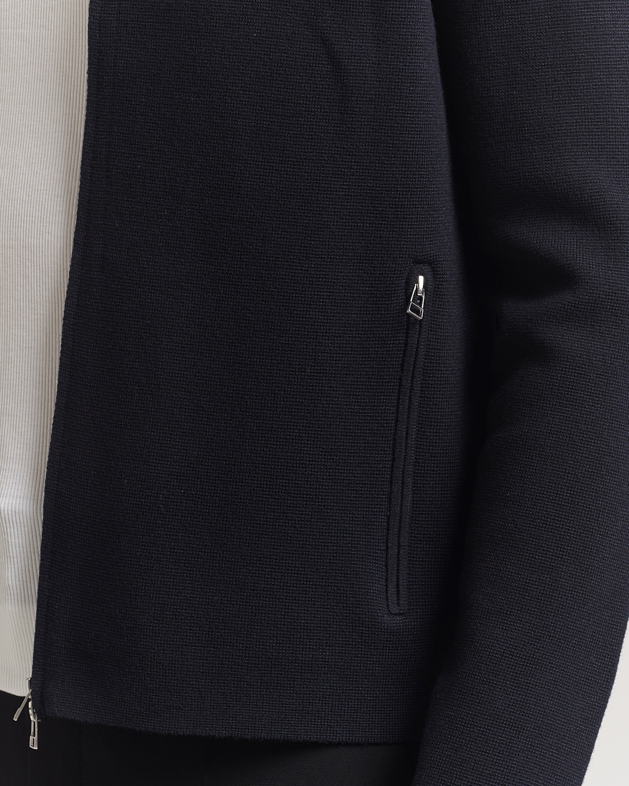 Homme | Pulls Et Tricots | Tiger of Sweden | Celyn Cotton/Wool Full Zip Light Ink